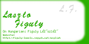 laszlo figuly business card